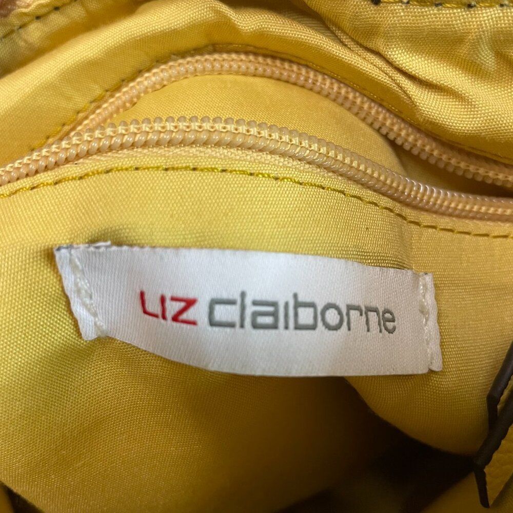 Liz Claiborne Penny Yellow Purse Crossbody Handbag - Picture 7 of 10